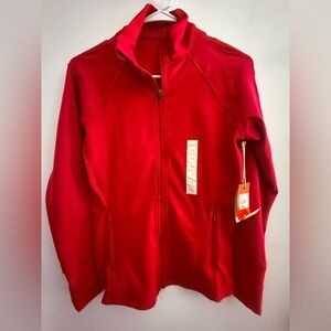 Dark Pink Full-Zip Jacket